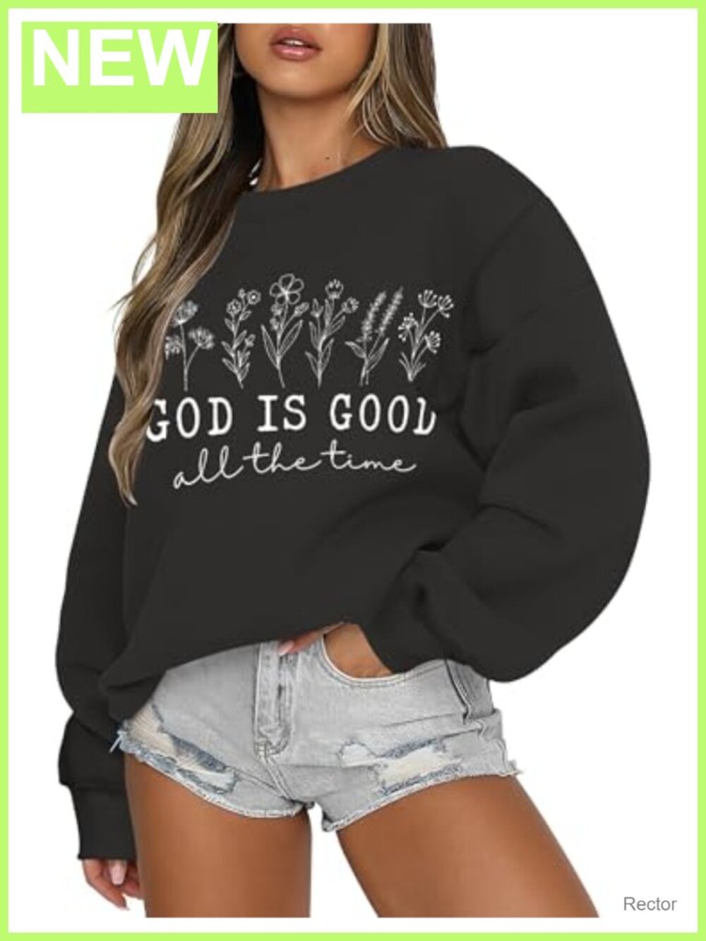 Oversized USA Graphic Letter Print Crewneck Fleece Pullover Sweatshirt